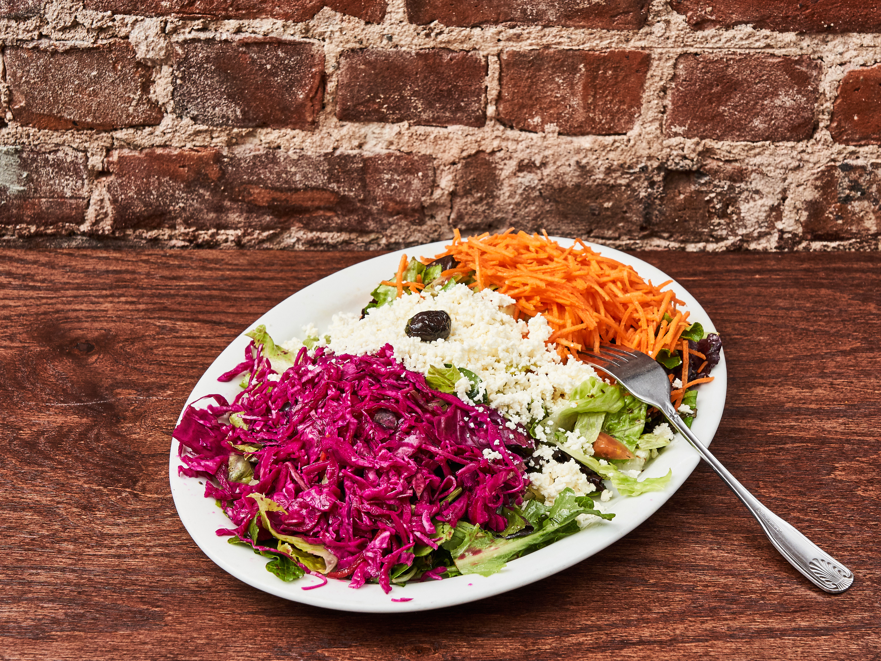 Order Large Mediterranean Salad food online from Istanbul park store, Brooklyn on bringmethat.com