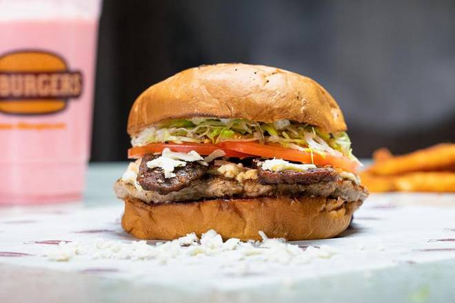 Order 22.Gyro Burger food online from 30 Burgers store, New Jersey on bringmethat.com