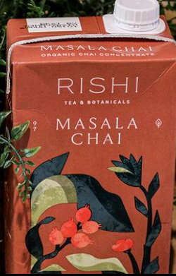 Order Chai Tea - Rishi Concentrate Carton food online from Haystack Coffee store, Norman on bringmethat.com