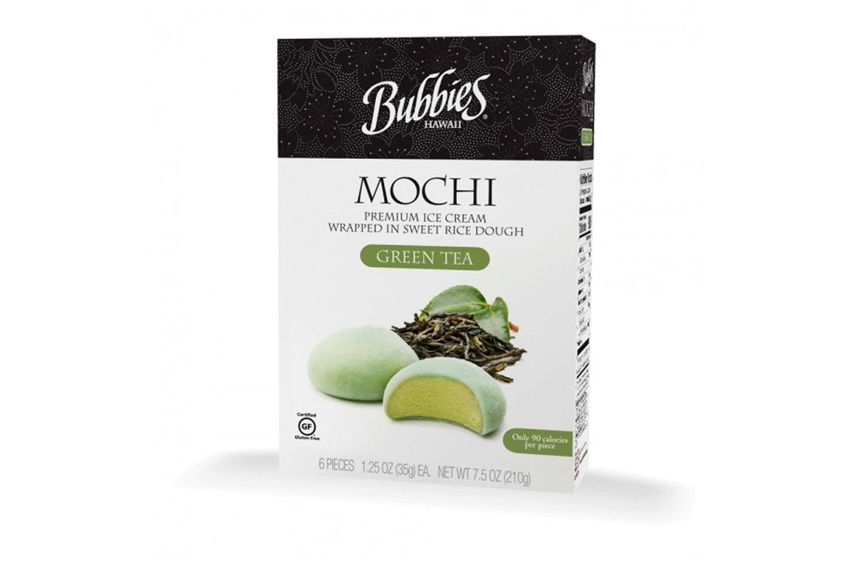 Order Green Tea Mochi - 6-Pack food online from A La Mode store, Boulder on bringmethat.com