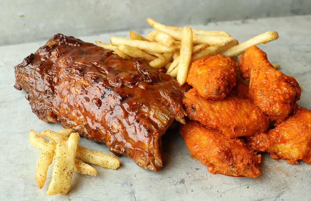 Order Ribs & Wings Combo food online from Scotty's brewhouse store, Bloomington on bringmethat.com
