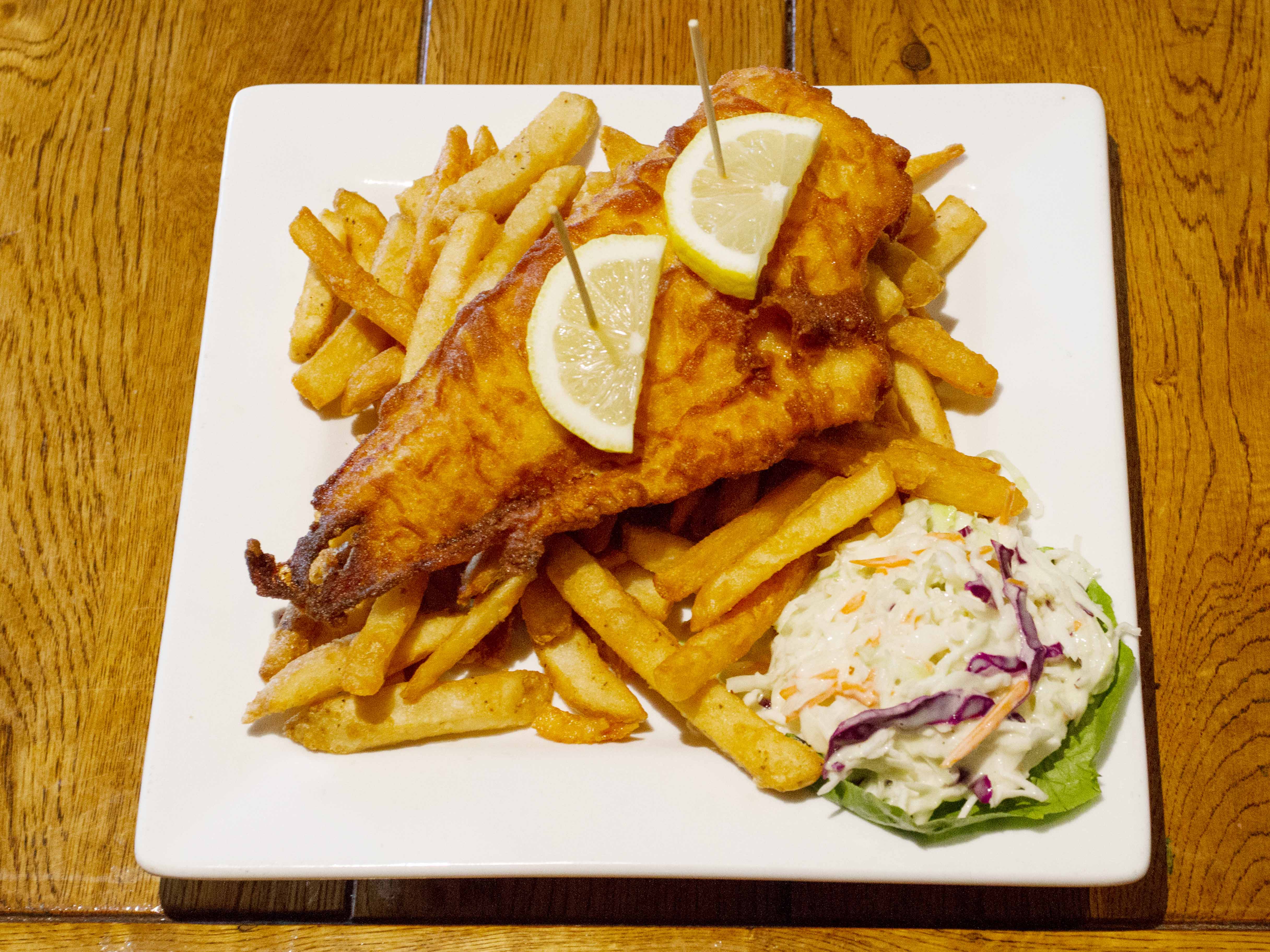 Order Fish and Chips food online from The Last Resort store, Winston-Salem on bringmethat.com