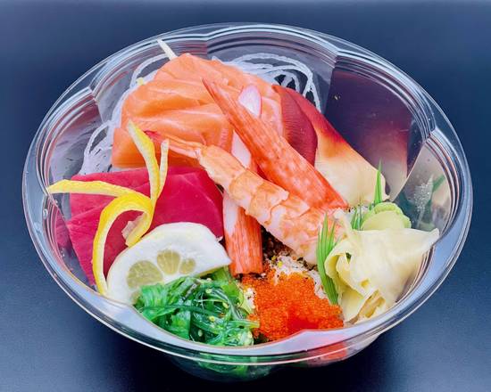Order The Sashimi Bowl food online from Sea Lion Sushi store, Danvers on bringmethat.com