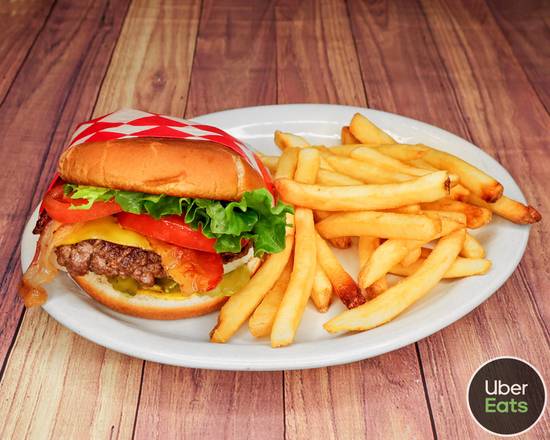 Order Bacon Cheeseburger food online from Jayjay cafe store, Mansfield on bringmethat.com