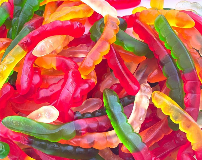 Order Gummi Wild Fruit Worms food online from Sweets 4 Treats store, Milpitas on bringmethat.com