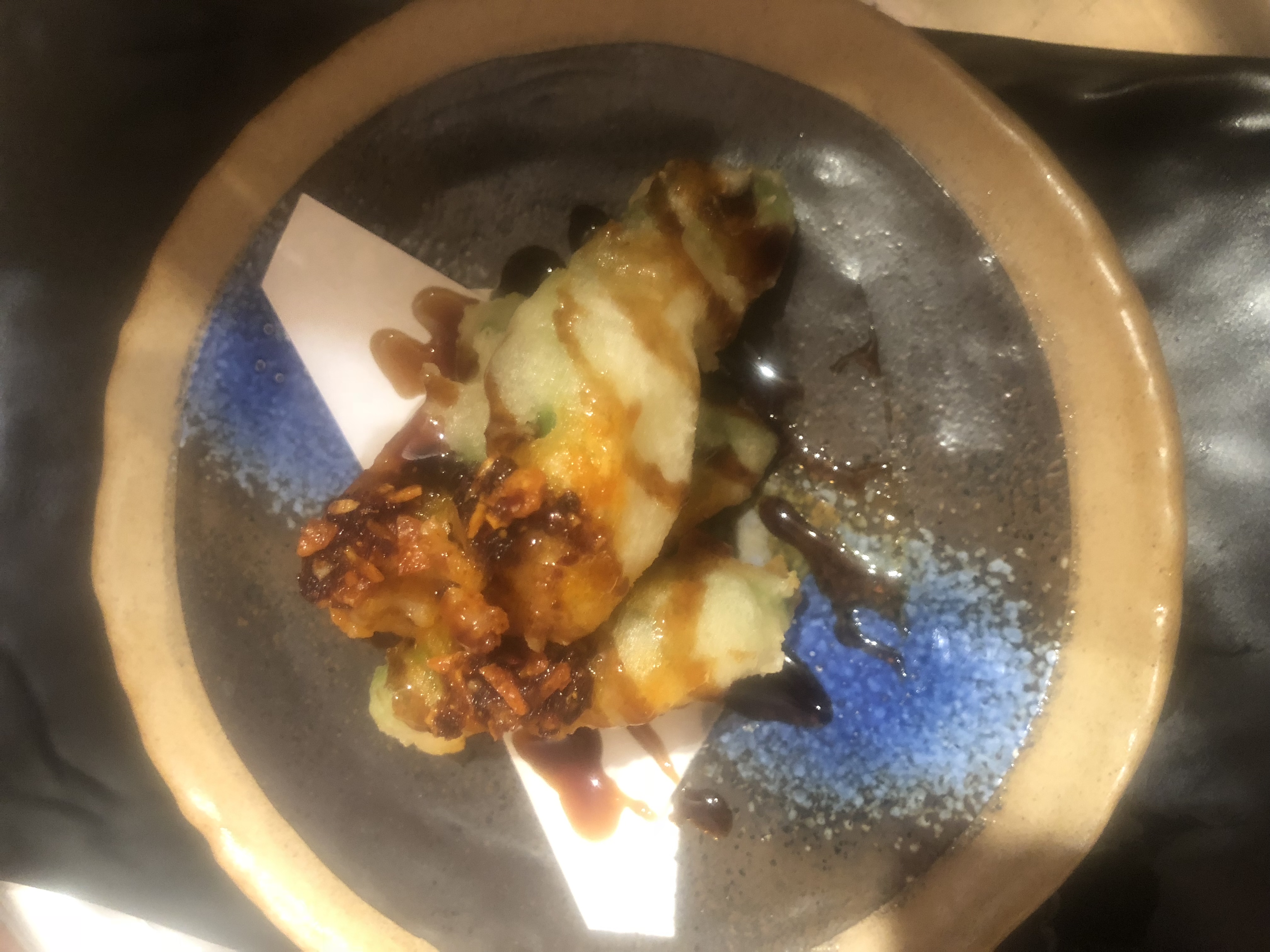 Order Avocado tempura food online from Umami Sushi store, New York on bringmethat.com