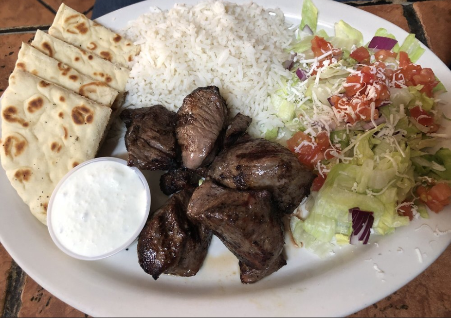 Order Lamb Kabob food online from Egyptian Cafe and Hooka Bar store, West Lafayette on bringmethat.com