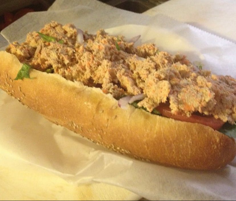 Order Tuna Hoagie - Cold Specialty Sandwiches food online from Rustica store, Philadelphia on bringmethat.com
