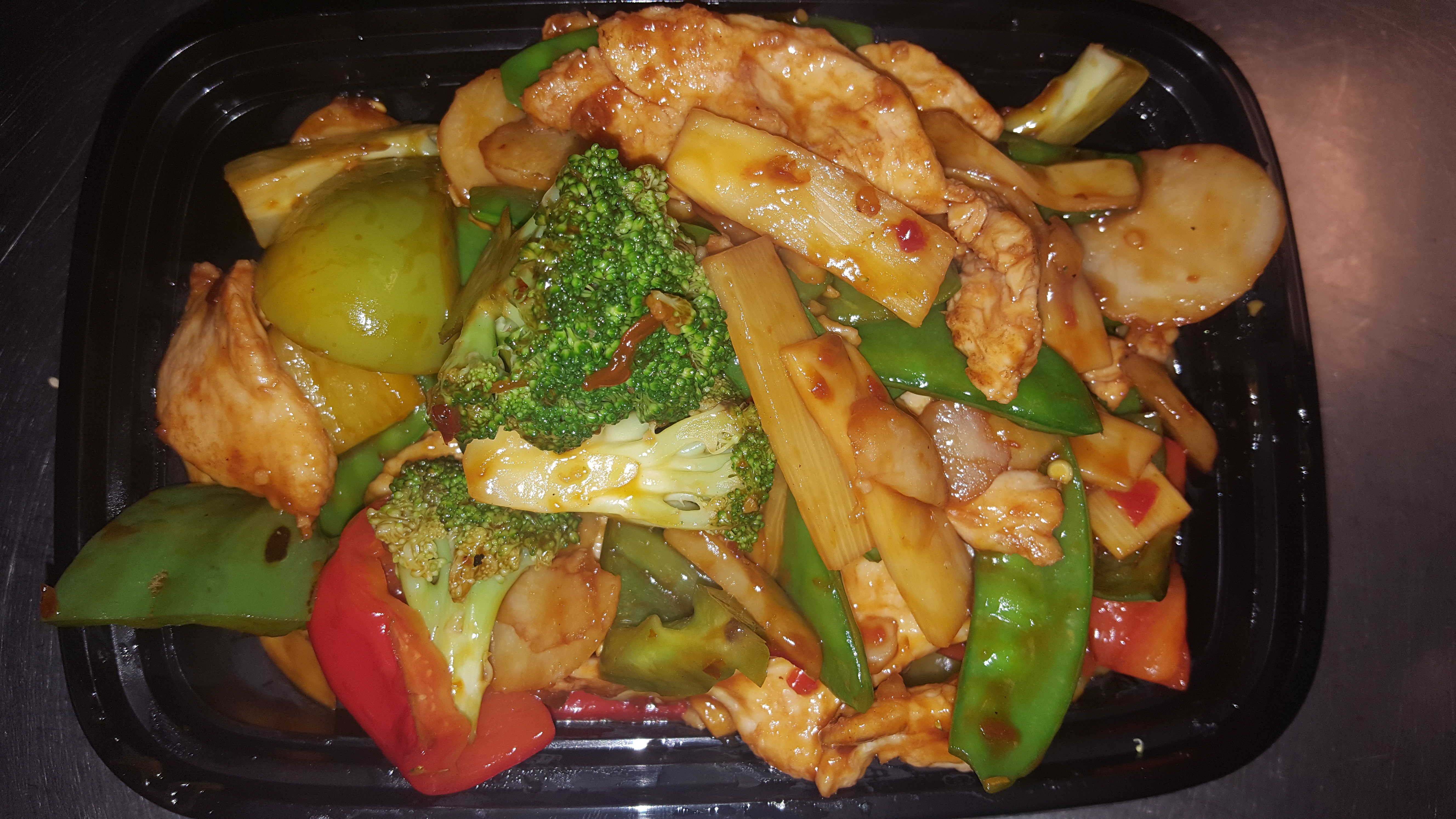 Order C3. Spicy Garlic Chicken food online from 88 Chinese & Sushi Sherman Oaks store, Van Nuys on bringmethat.com