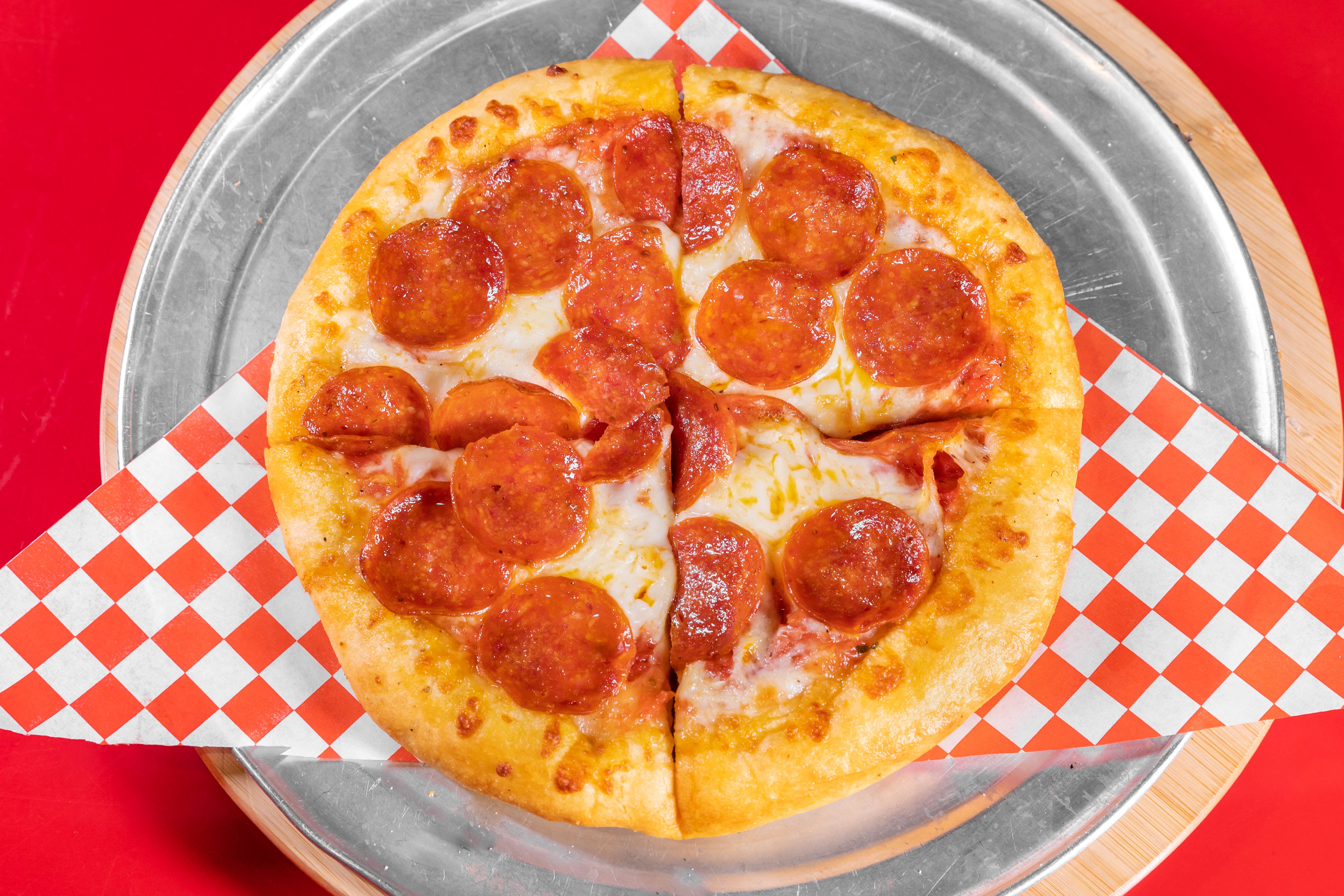 Order Pepperoni Pizza Slice - Slice food online from Larry Pizza store, Fullerton on bringmethat.com