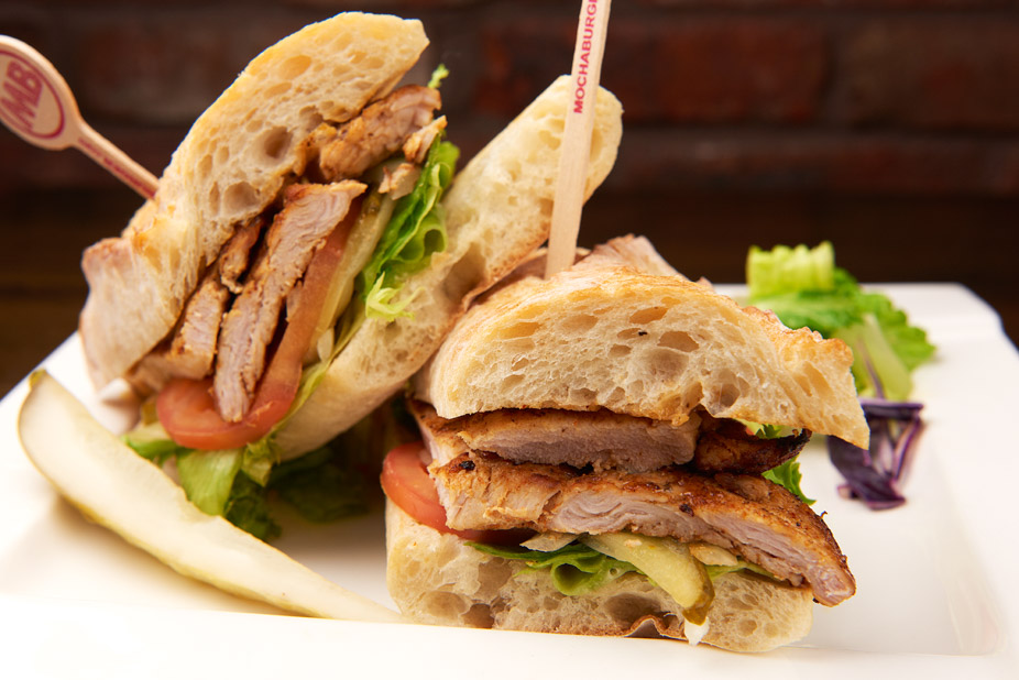 Order Grilled Chicken Sandwich food online from Mocha Burger store, New York on bringmethat.com