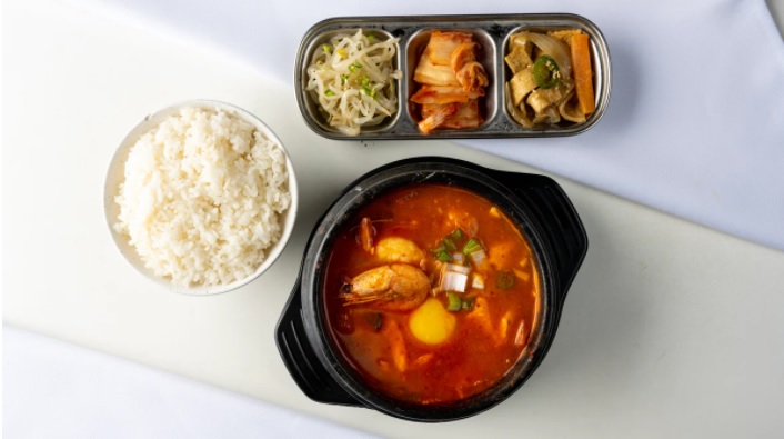 Order Seafood Tofu Soup food online from T-Toust store, Berkeley on bringmethat.com