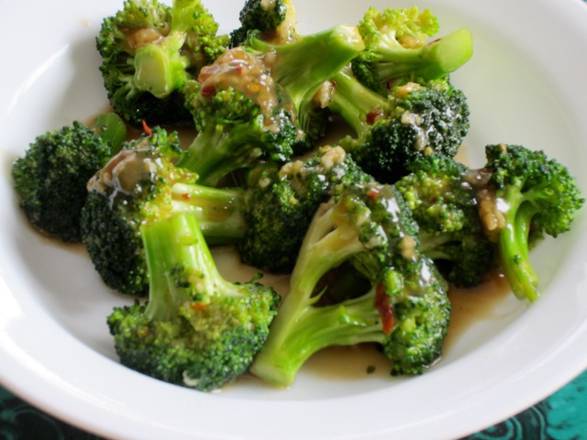 Order Broccoli & Hot Garlic Sauce 魚香芥兰  ️Spicy food online from Bamboo Garden store, Savannah on bringmethat.com