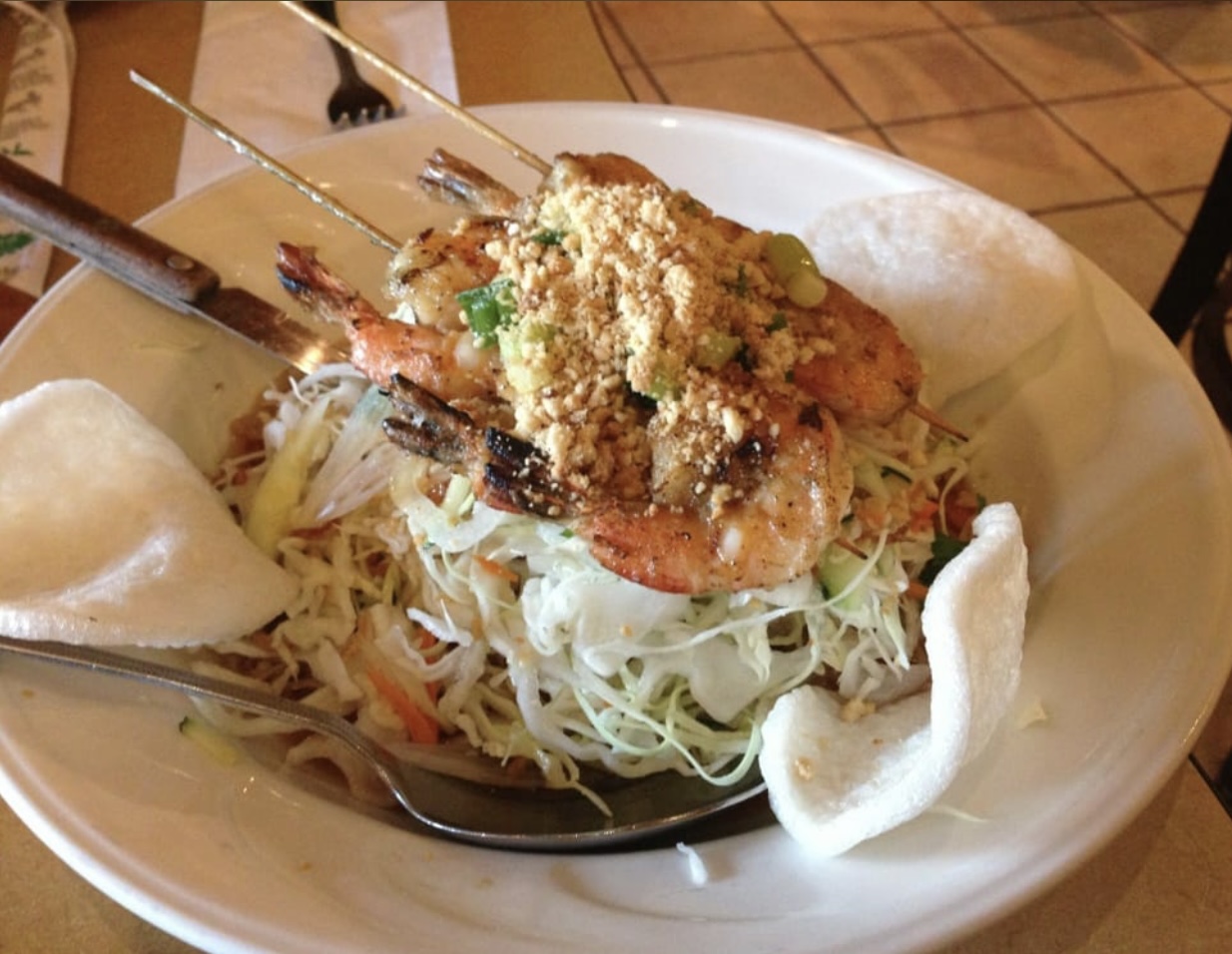 Order Grilled Shrimp Salad food online from Le Soleil store, San Leandro on bringmethat.com