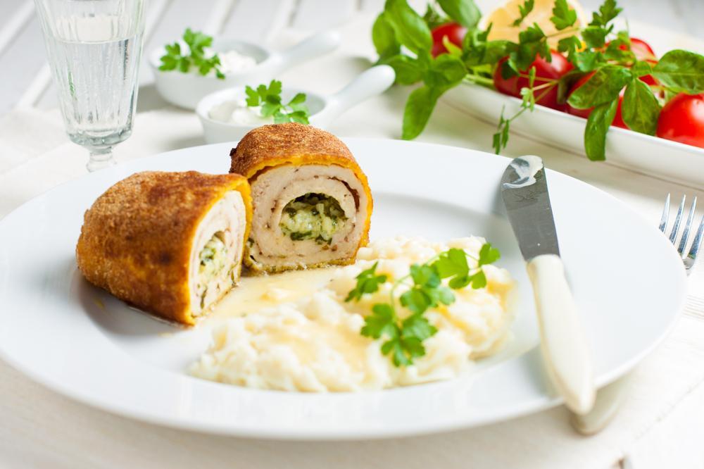 Order Chicken Kiev  food online from Haus Of Pizza store, Palm Desert on bringmethat.com
