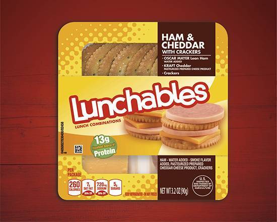 Order Lunchables Ham and Cheddar (3.2 oz) food online from Ampm store, Hemet on bringmethat.com