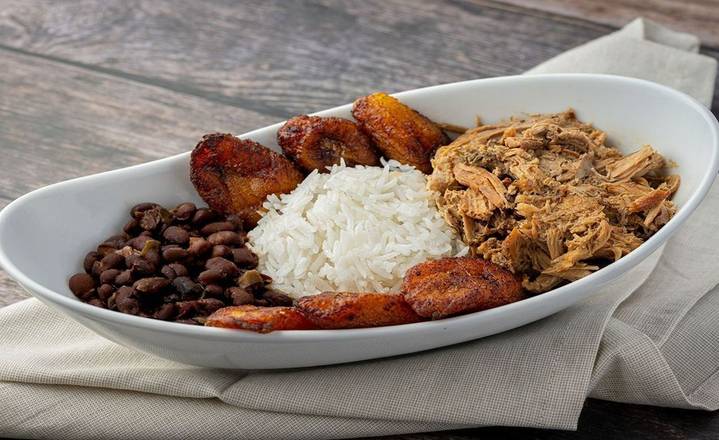 Order Bowl Pabellón Pernil food online from Arepa Zone store, Washington on bringmethat.com