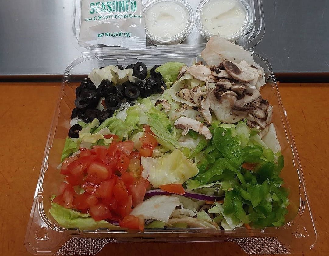 Order Side Salad - Small food online from Marcello Pizza store, Riverside on bringmethat.com