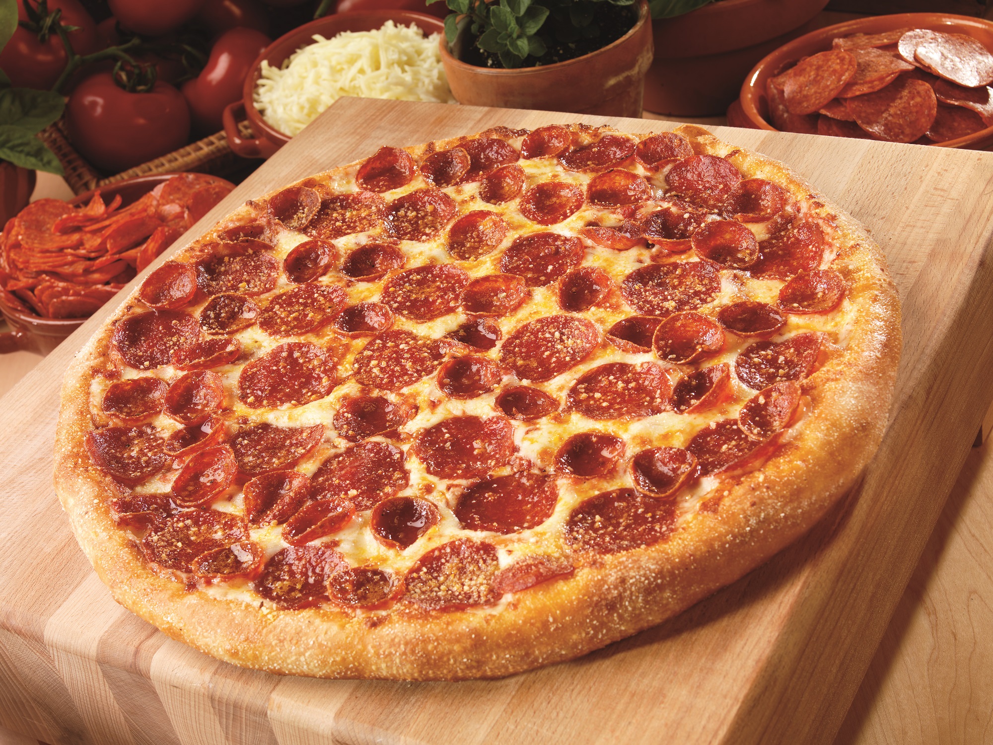 Order Pepperoni Magnifico Pizza food online from Marco's Pizza store, Las Vegas on bringmethat.com