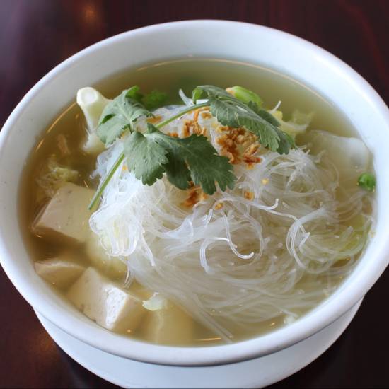 Order Silver Noodle Soup food online from Green Leaves Vegan store, Los Angeles on bringmethat.com
