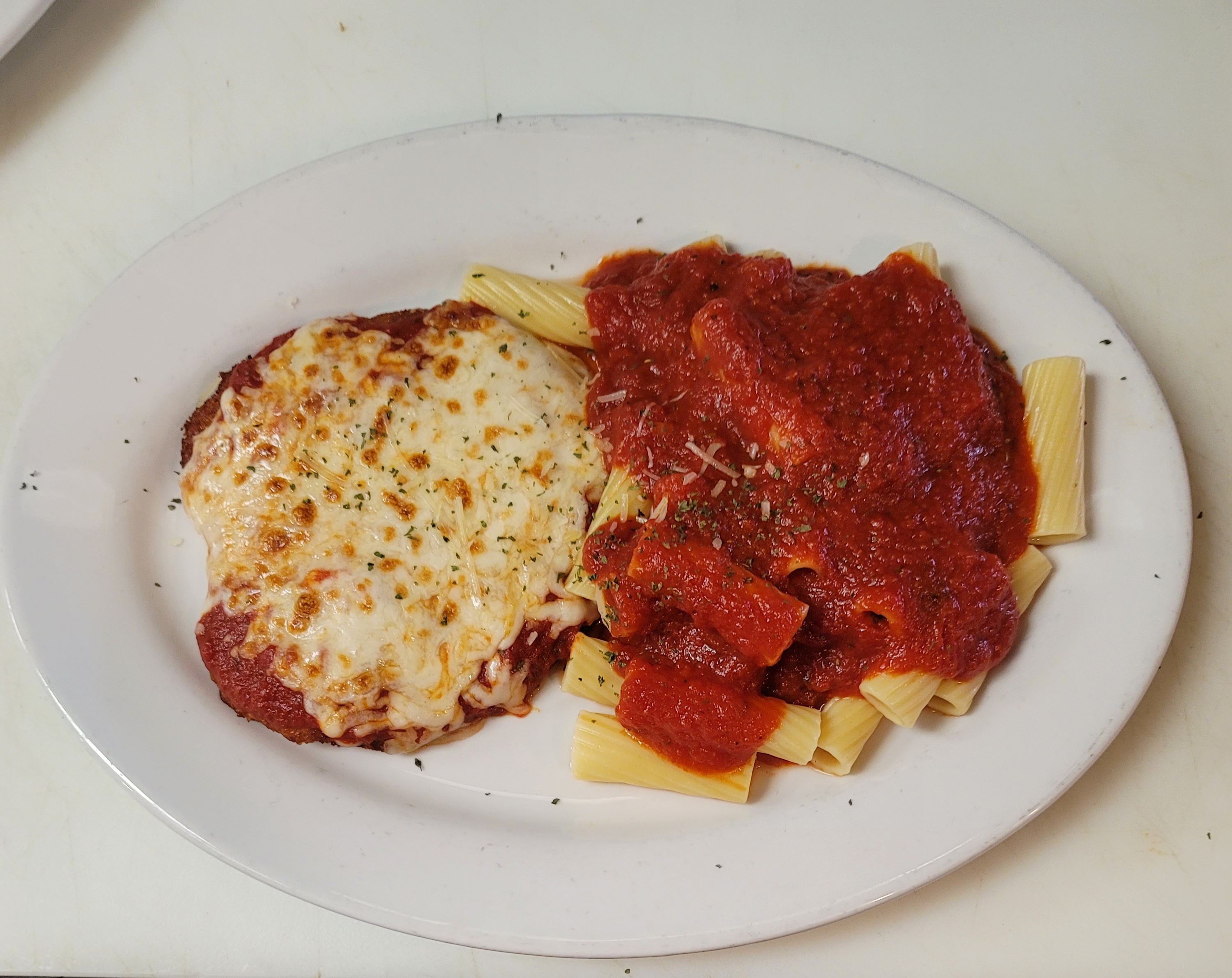Order Chicken Parmesan food online from Margherita Pizzeria store, Reading on bringmethat.com