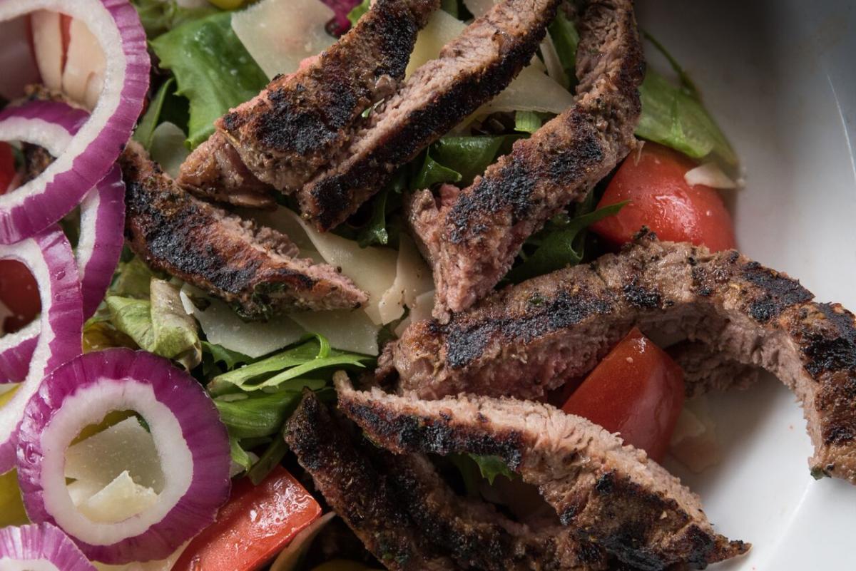 Order Steak Salad  food online from Capri Express store, Burr Ridge on bringmethat.com