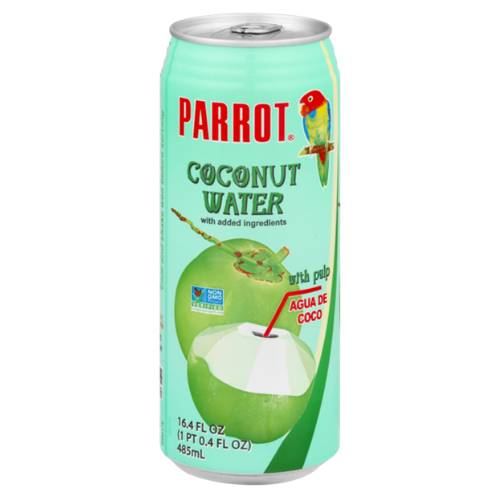 Order Parrot Coconut Water - 16.4/Single food online from Bottle Shop & Spirits store, Los Alamitos on bringmethat.com
