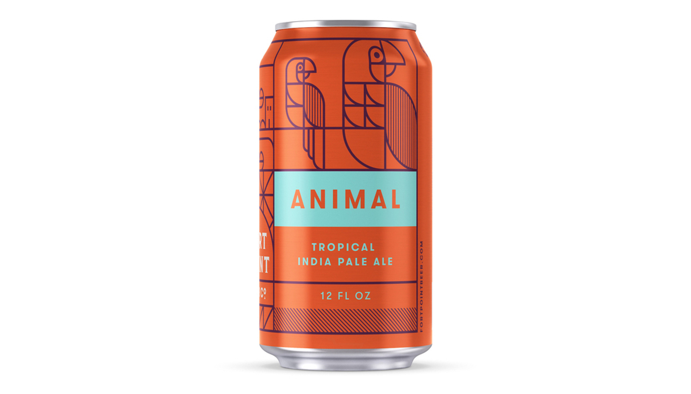 Order Fort Point Animal IPA 6x 12oz Cans food online from Ocean Liquor store, South Pasadena on bringmethat.com