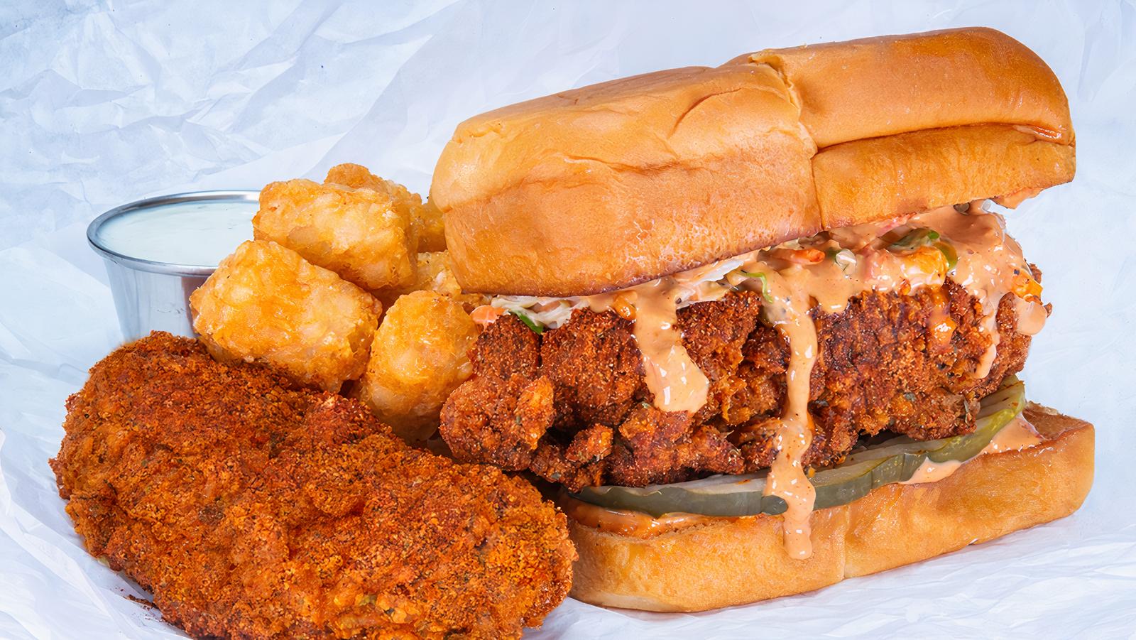 Order BEYOND® 1-TENDER & 1-SLIDER COMBO food online from Bad Mutha Clucka store, West Covina on bringmethat.com