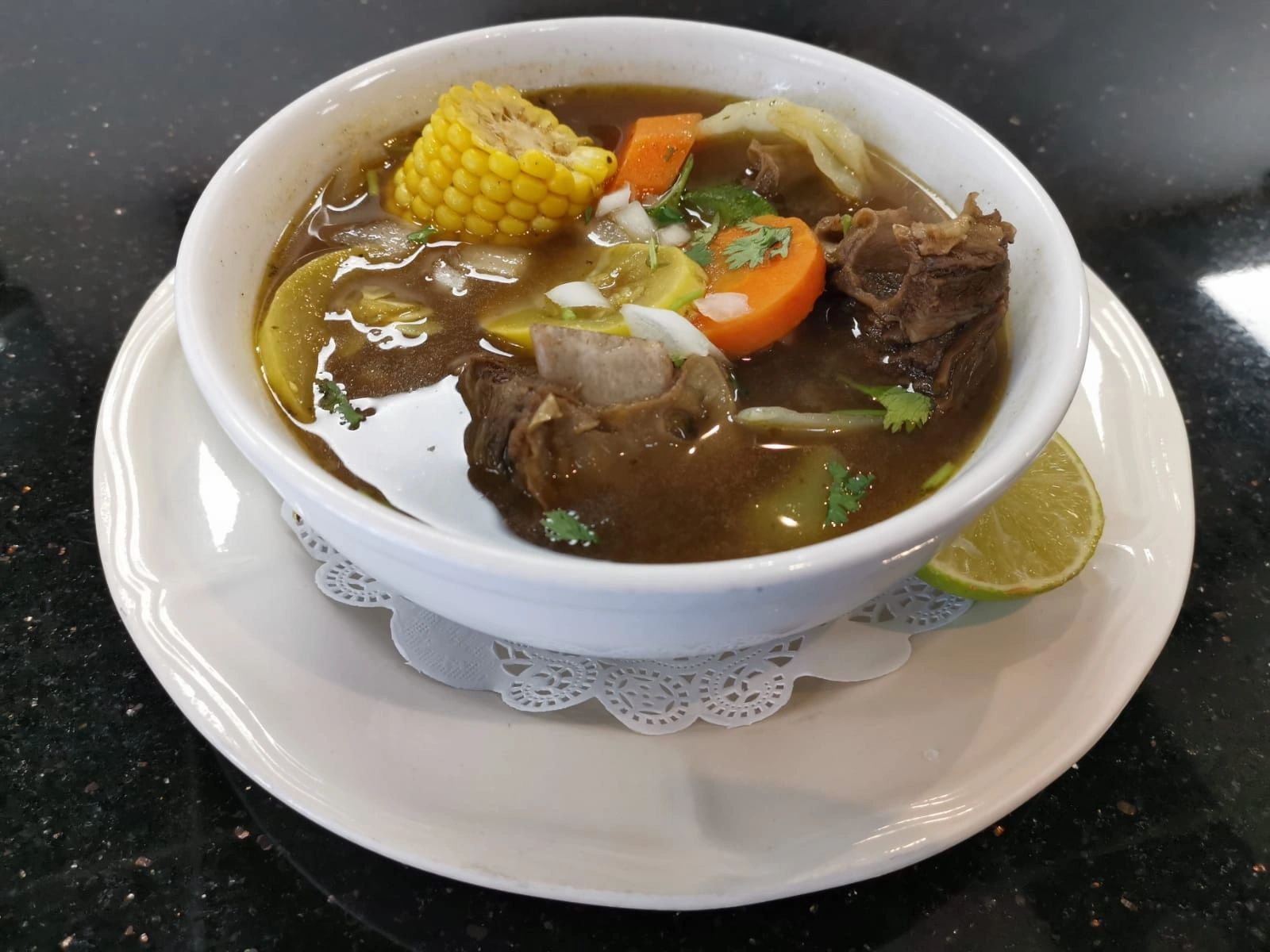Order Beef Soup food online from El Mexireno store, Oxon Hill on bringmethat.com