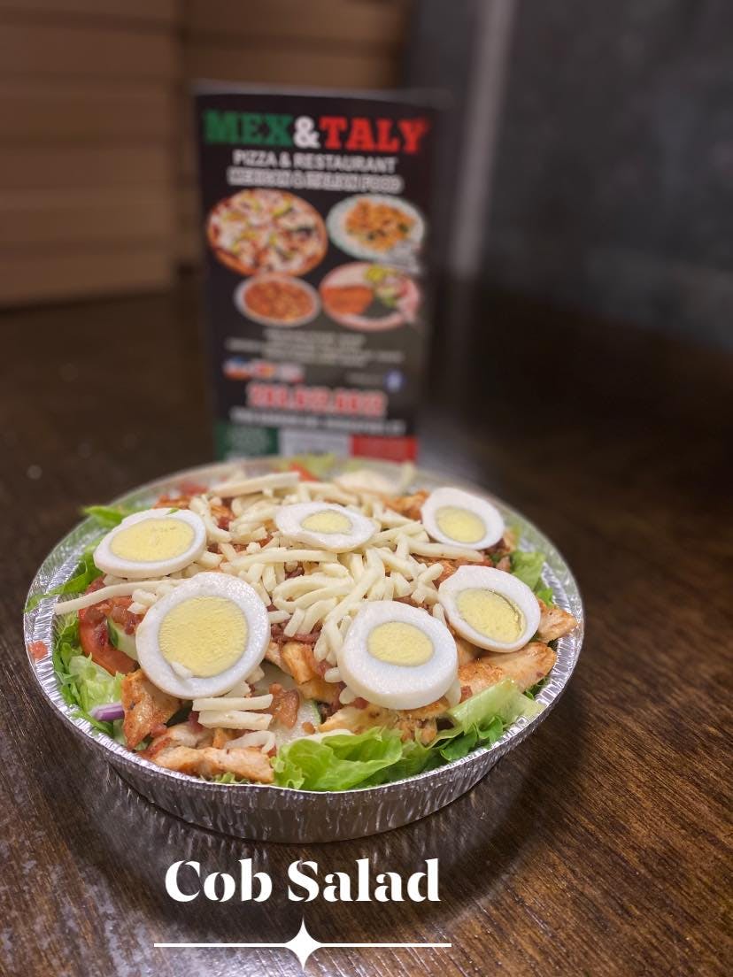 Order Cobb Salad - Small food online from Mex & Taly Pizza store, Bridgeport on bringmethat.com
