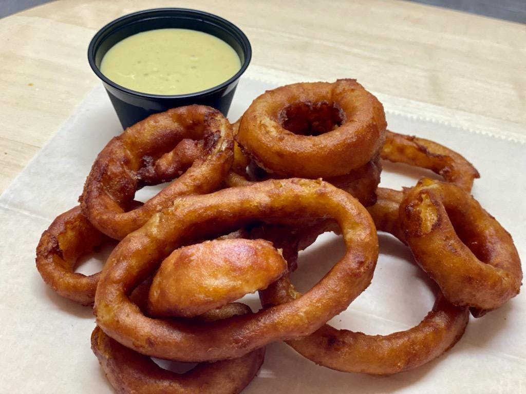 Order Onion Rings - Onion Rings food online from Belleview Pizza & Italian Restaurant store, Belleview on bringmethat.com