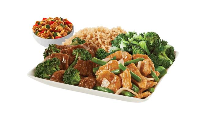 Order Bigger Plate food online from Panda Express store, Shawnee on bringmethat.com