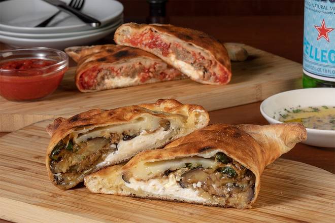 Order Craft Your Own Calzone food online from Bertuccis Restaurant store, Newton on bringmethat.com