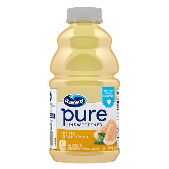 Order Ocean Spray Pure Unsweetened Fruit Juice White Grapefruit (32 oz) food online from Rite Aid store, Girard on bringmethat.com