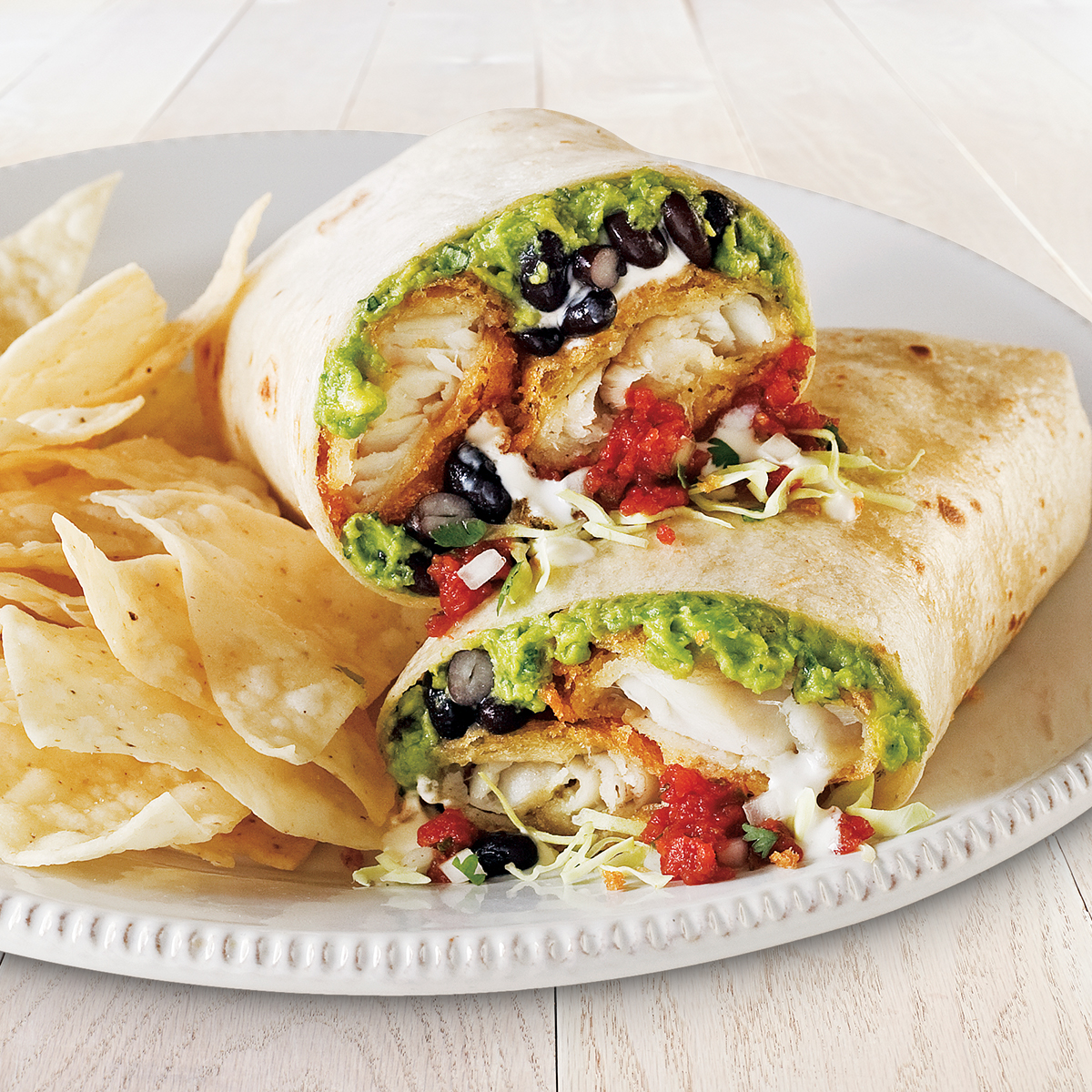 Order Signature Beer-Battered Fish Burrito food online from Rubio's store, San Diego on bringmethat.com