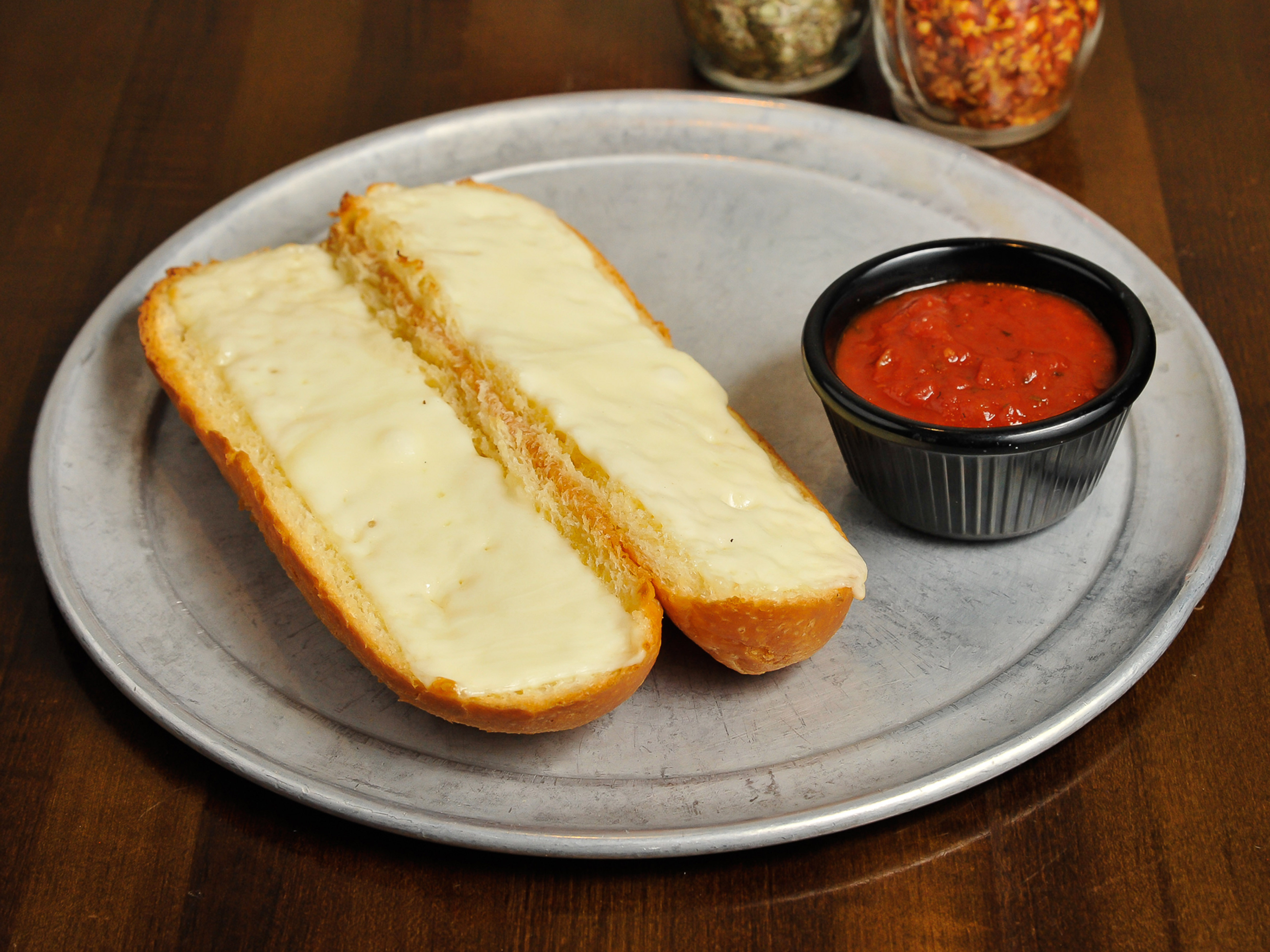 Order Garlic Bread with Melted Cheese food online from Mama’s Pizza store, Alpharetta on bringmethat.com