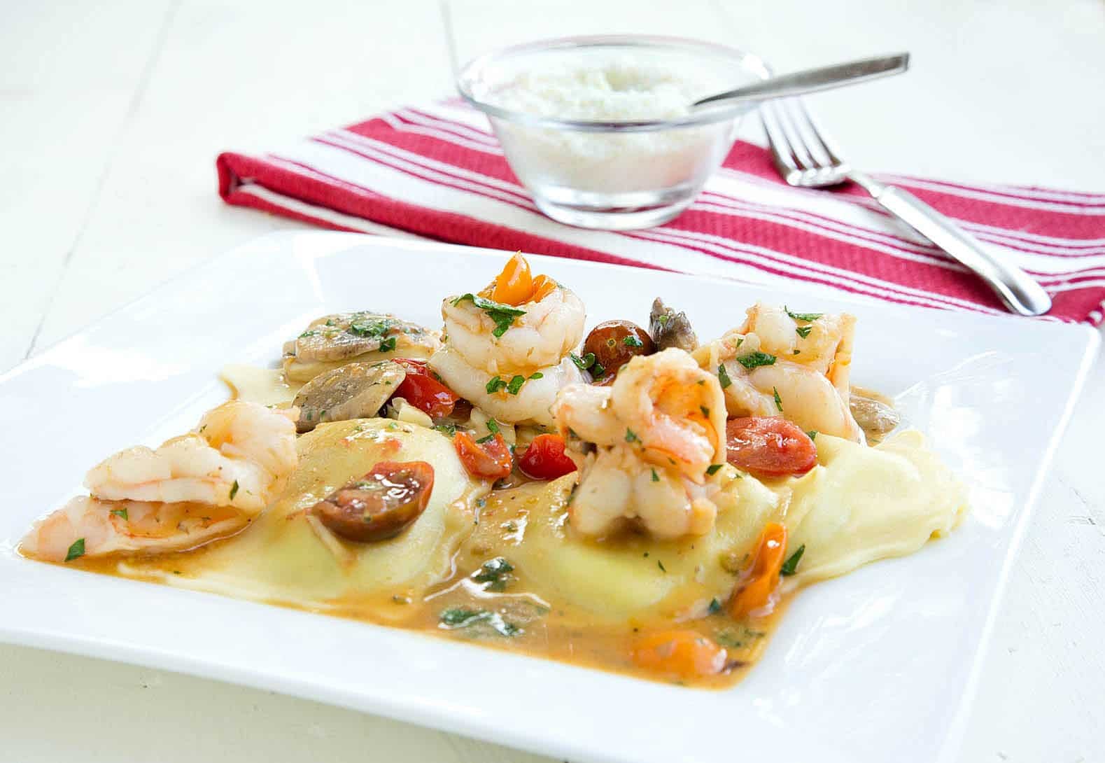 Order Shrimp Fra Diavolo - Entree food online from Cucina Italiana store, Dania Beach on bringmethat.com