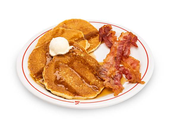Order Pancakes with Bacon or Sausage food online from Frisch Big Boy store, Dayton on bringmethat.com