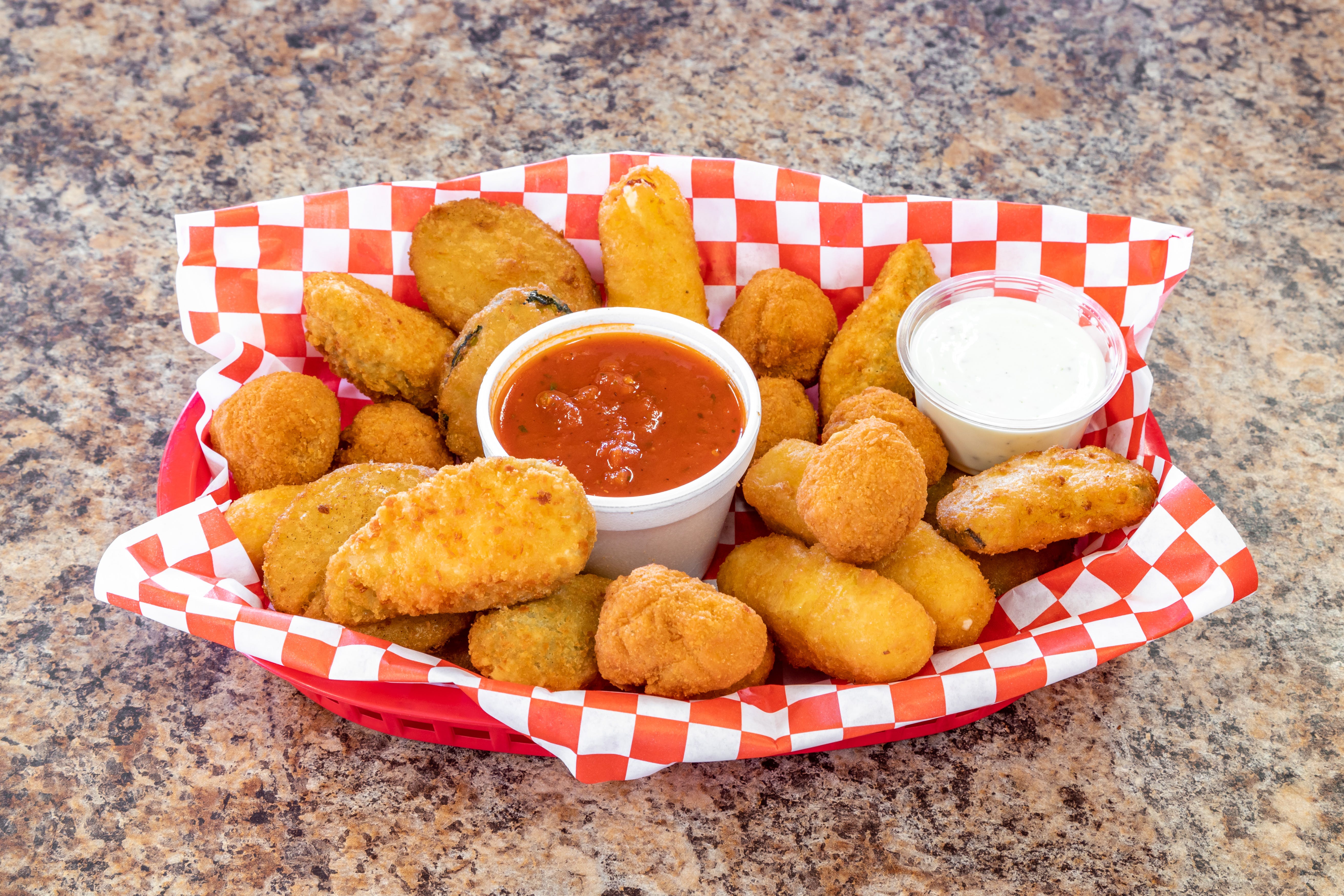 Order Sampler - Appetizer food online from Argentos Pizza store, Buckeye on bringmethat.com