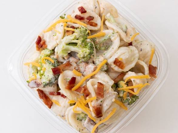 Order Small Broccoli Pasta Salad* food online from Caviar & Bananas store, Charleston on bringmethat.com