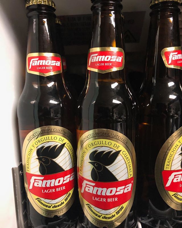 Order Famosa Lager from Guatemala food online from Ix Cafe store, Brooklyn on bringmethat.com