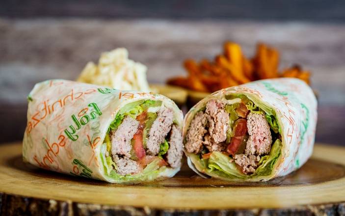 Order Burger Wrap food online from Holy Schnitzel store, New York on bringmethat.com