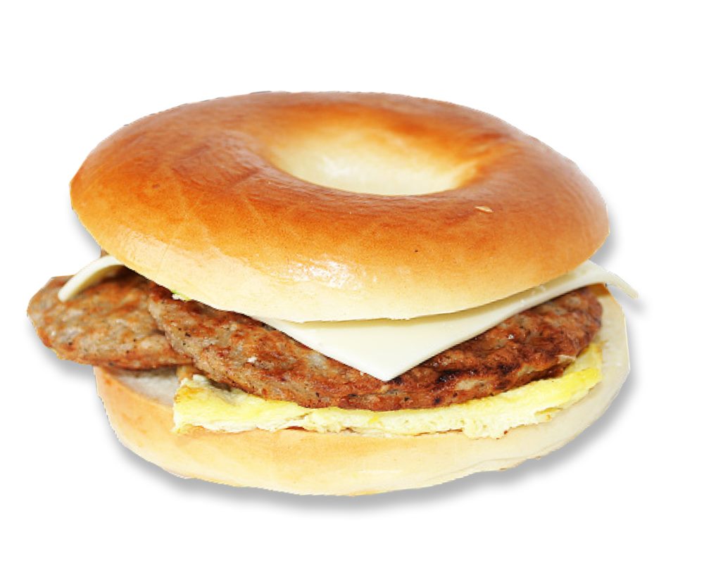 Order Egg, Sausage and Cheese Breakfast Sandwich food online from Honey Donuts store, Crowley on bringmethat.com