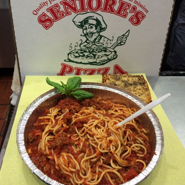 Order Spaghetti Bolognese food online from Seniore's Pizza store, San Francisco on bringmethat.com