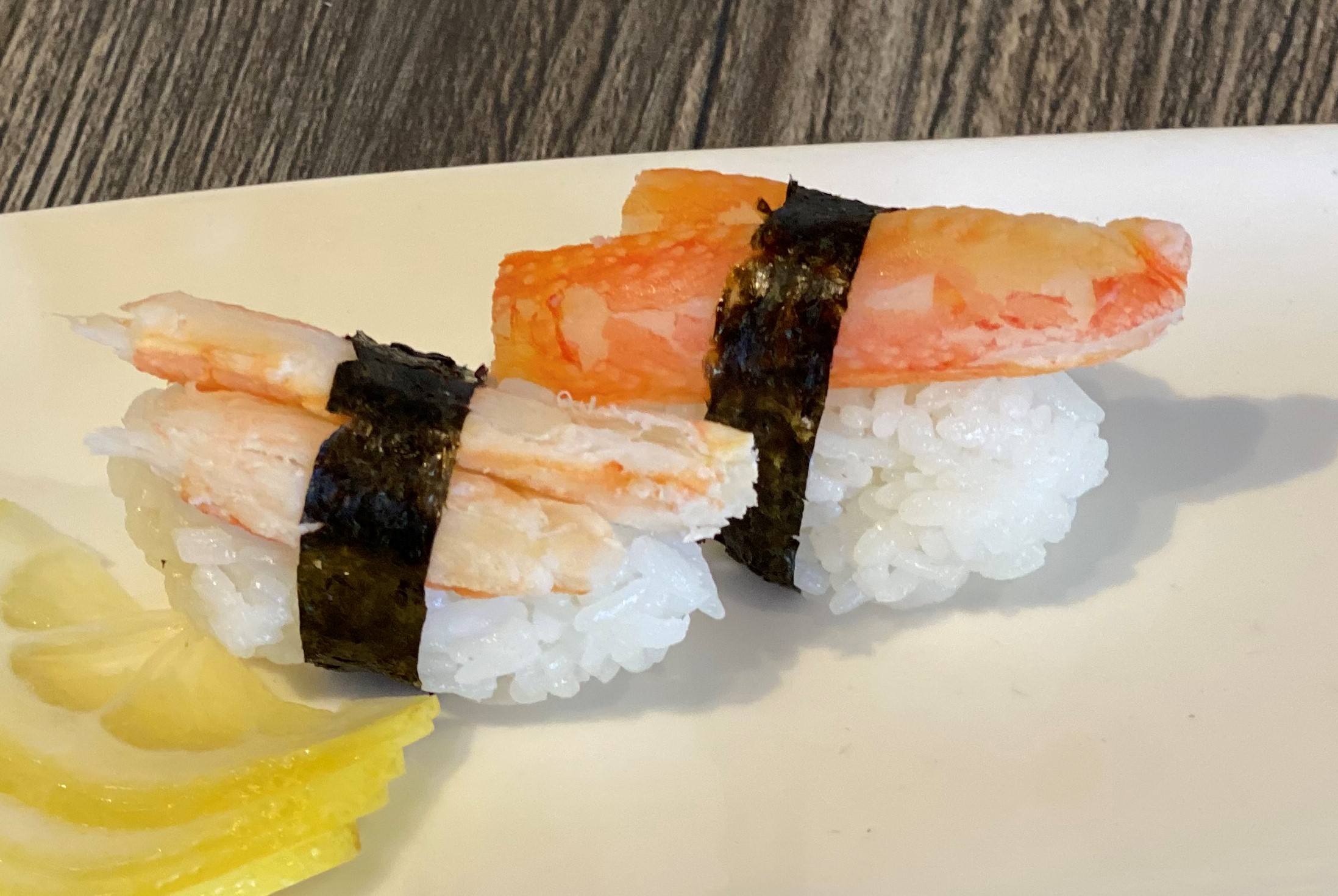 Order Snow Crab Nigiri food online from Sushi Confidential store, Campbell on bringmethat.com