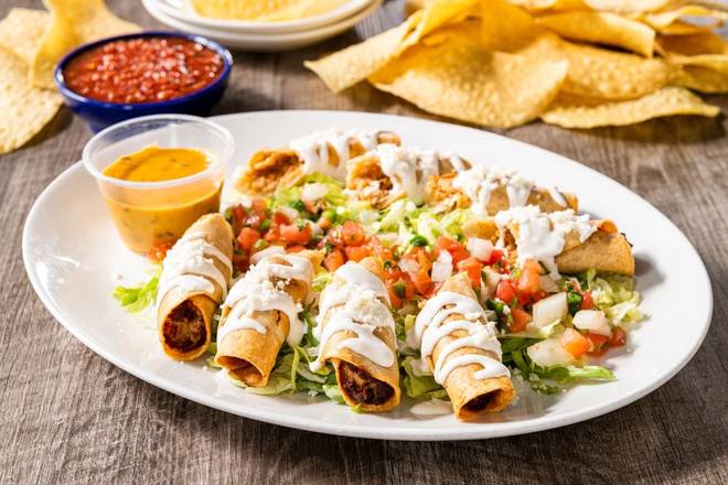 Order Chicken Flautas food online from On The Border - Woodland store, Kentwood on bringmethat.com