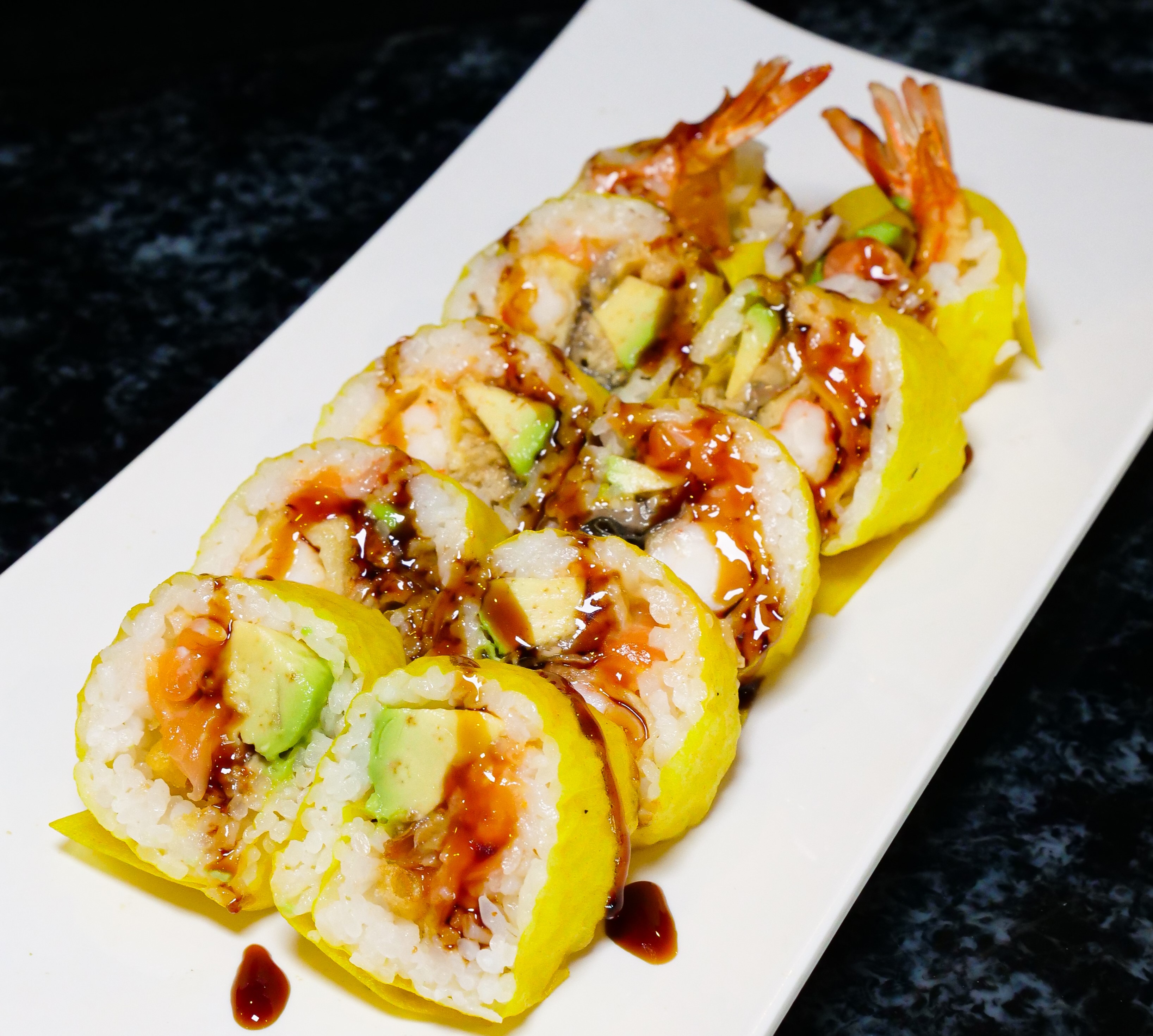 Order 4. Anaconda Roll food online from Yummy store, Chicago on bringmethat.com