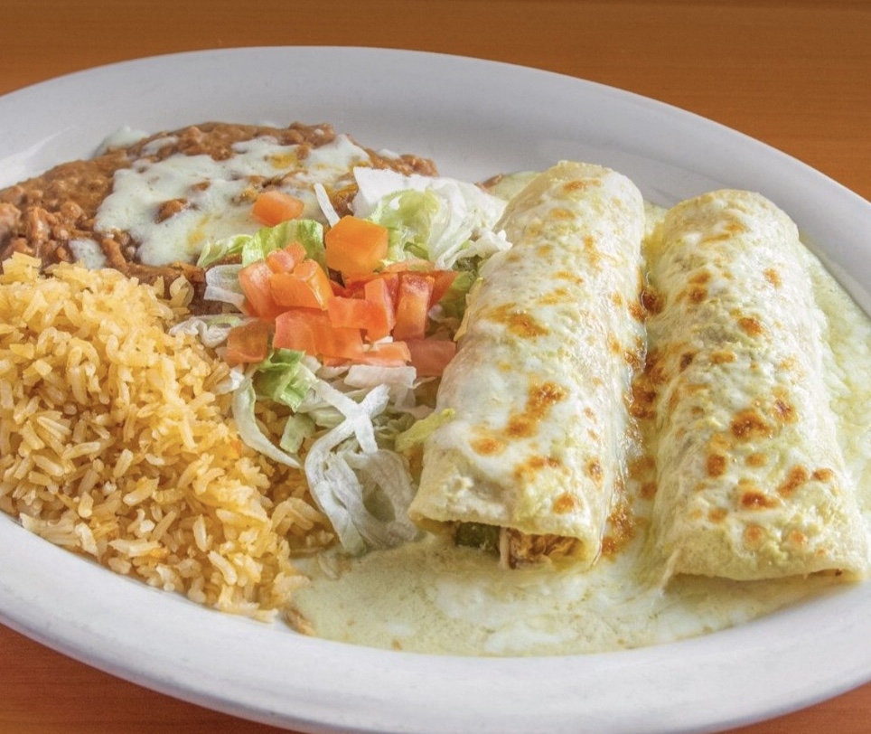 Order Suizas Enchiladas food online from Guahan Grill store, Oceanside on bringmethat.com
