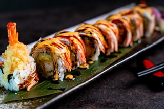 Order Cherry Blossom Roll food online from Kinha Sushi store, Garden City on bringmethat.com